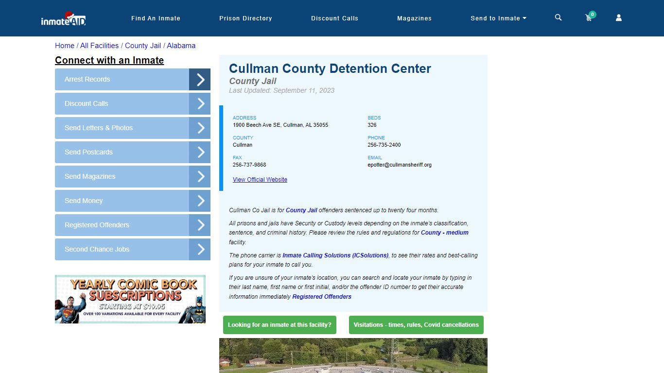 Cullman County Detention Center - Inmate Locator - Cullman, AL